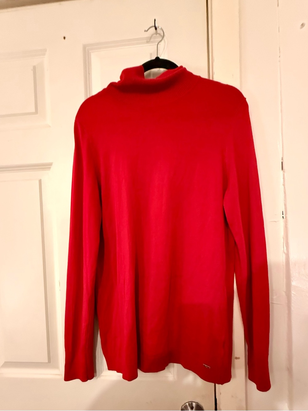 FDJ Red Turtleneck Sweater M